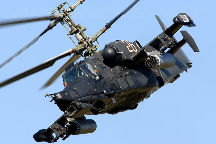 Ударный вертолет ка-50 черная акула