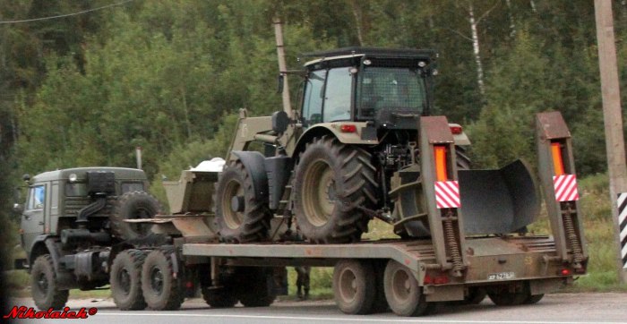 КАМАЗ трал военный