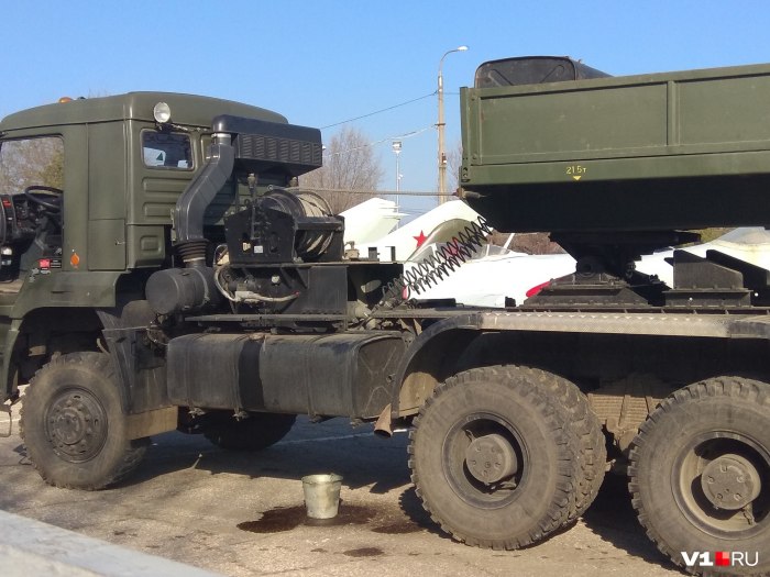 КАМАЗ трал военный