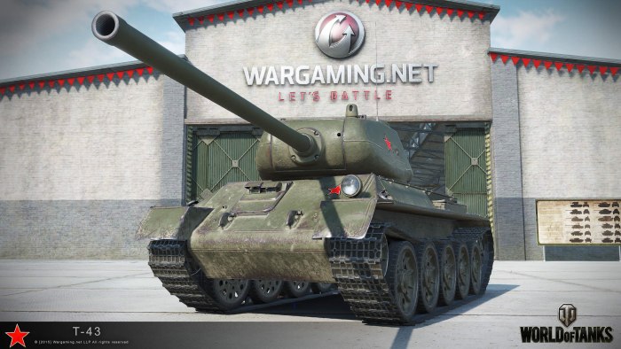 Т-43 средний танк WOT