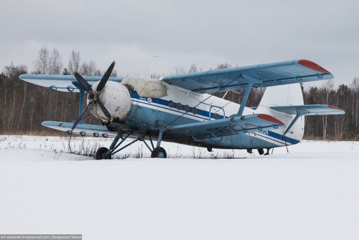 АН-2 на лыжах
