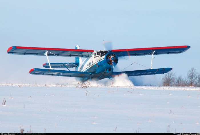 Ан-2 на лыжах киренский авиаотряд