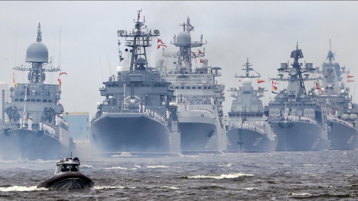 Парад ВМФ В Санкт-Петербурге 2022