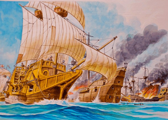 Испанская непобедимая Армада 1588