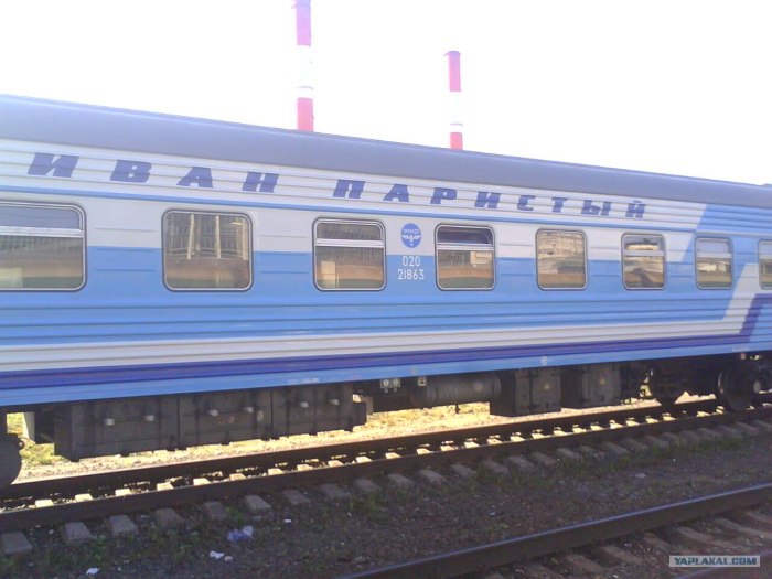 Поезд Иван Паристый Брянск