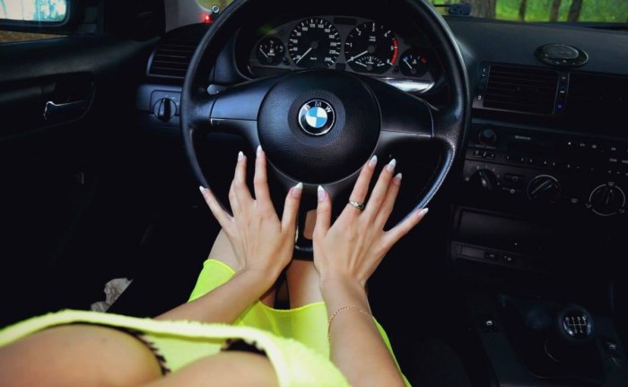 BMW e46 за рулем