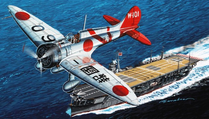 Самолет Mitsubishi a5m4 Claude