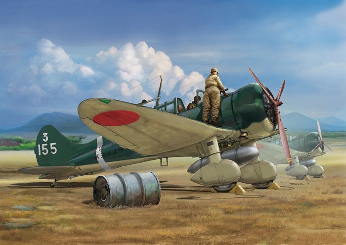 Самолет Mitsubishi a5m4 Claude