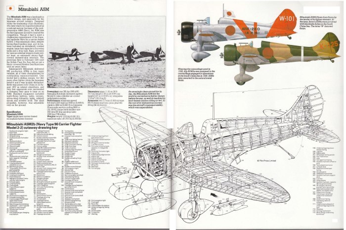 Самолет Mitsubishi a5m Claude artpaints