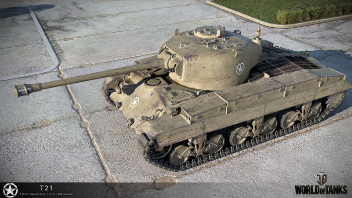 Т21 американский танк