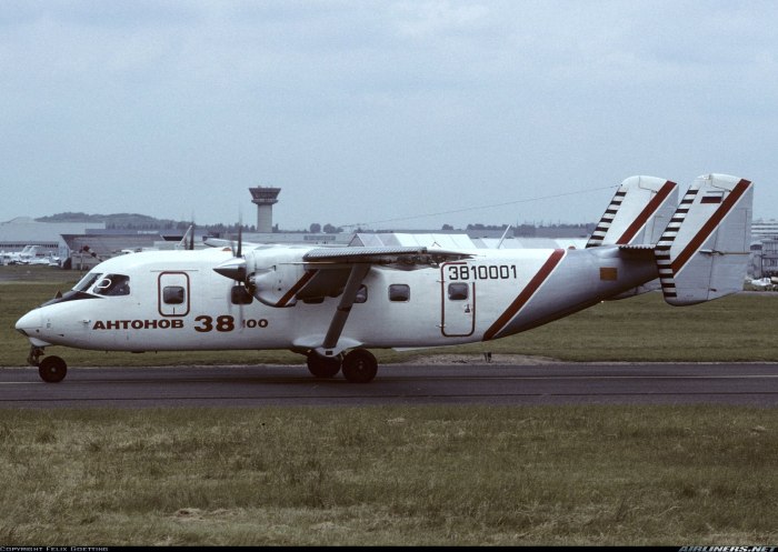 Ан-38 пассажирский самолет