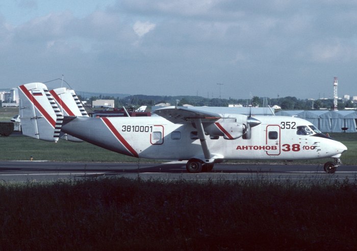 АН-38 пассажирский самолёт