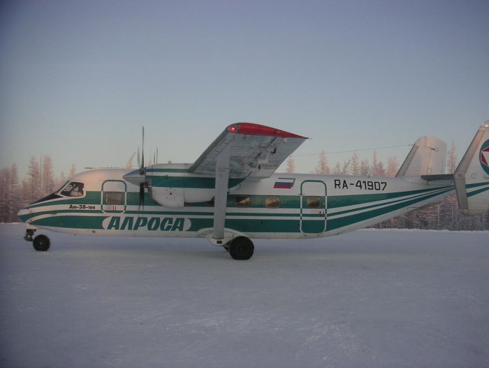 АЛРОСА авиакомпания АН 38