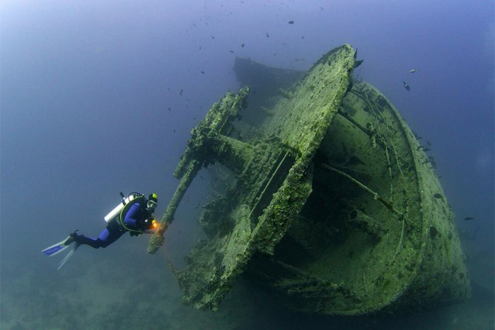Корабль SS Thistlegorm, красное море
