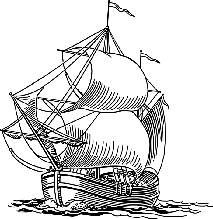 Корабль контур