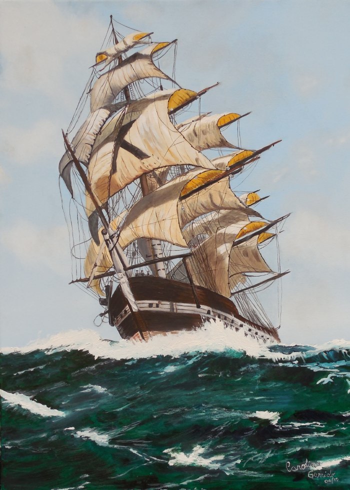 Montague Dawson картины