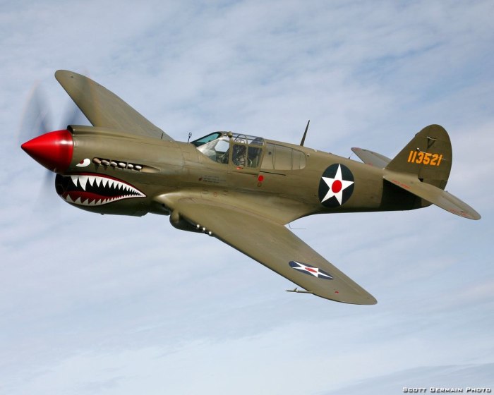 P 40 истребитель p40 американский