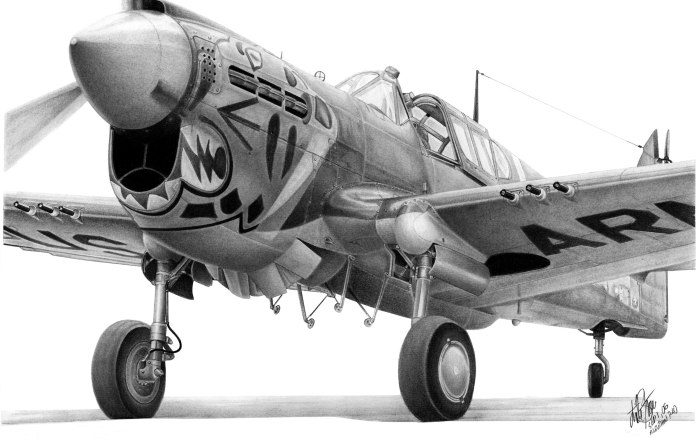 Curtiss p-40b Warhawk