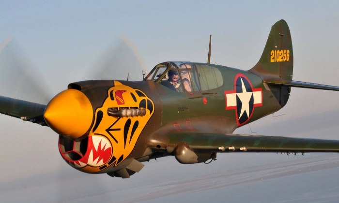 Curtiss p-40e Kittyhawk самолет