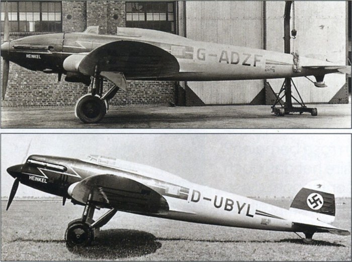 Самолет Heinkel he-170