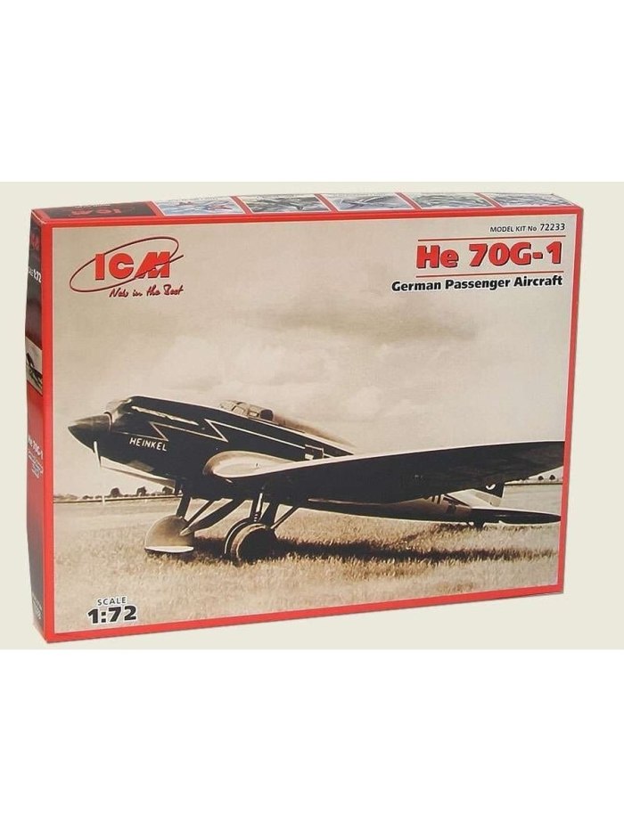 He 70g-1 германский пассажирский самолет ICM, 1/72