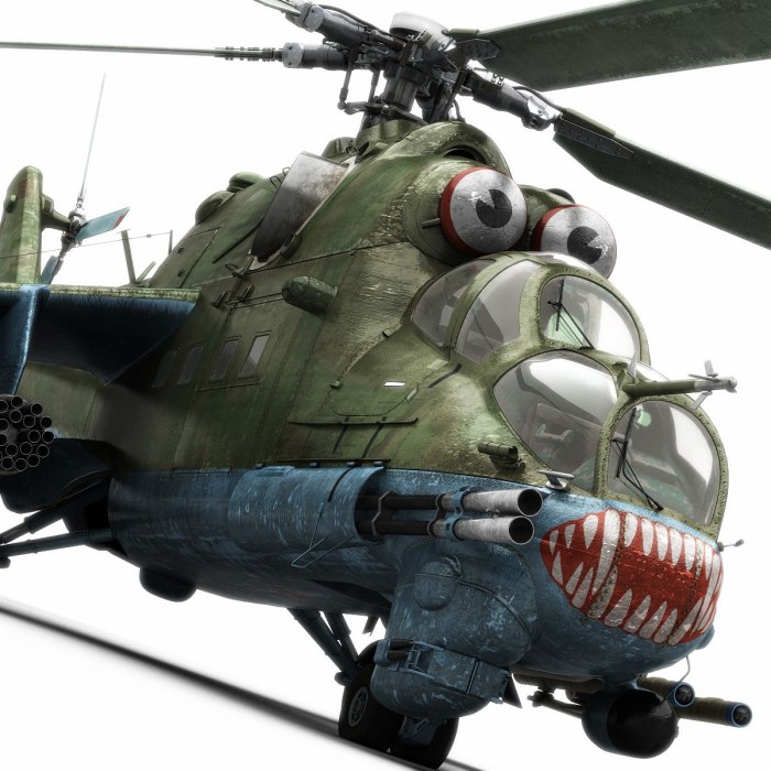 Вертолет "ми-24а"