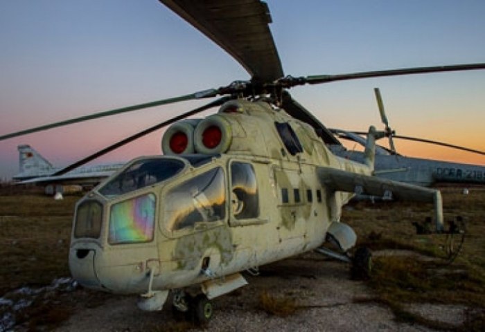 Ми-24 кабина
