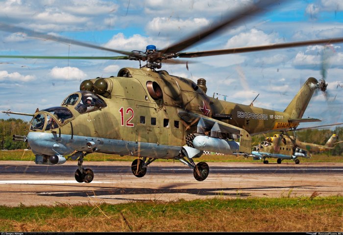 Военный вертолёт ми 24