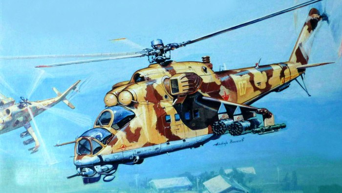 Вертолёт крокодил ми-24