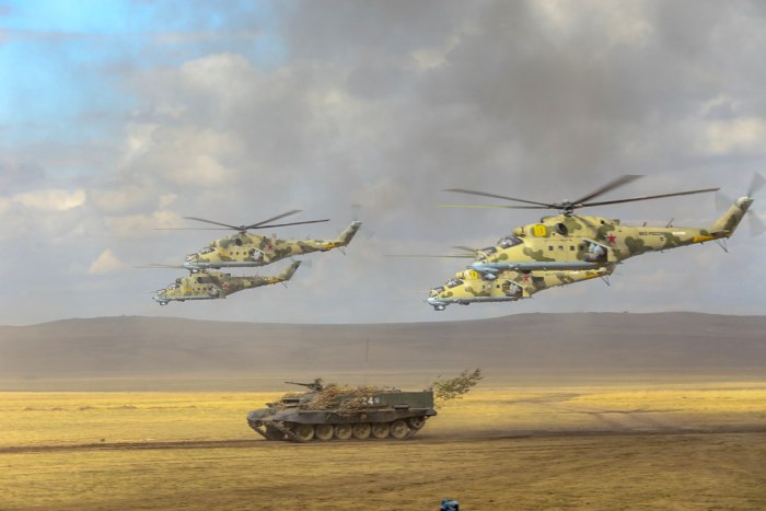 Военный вертолёт ми 24