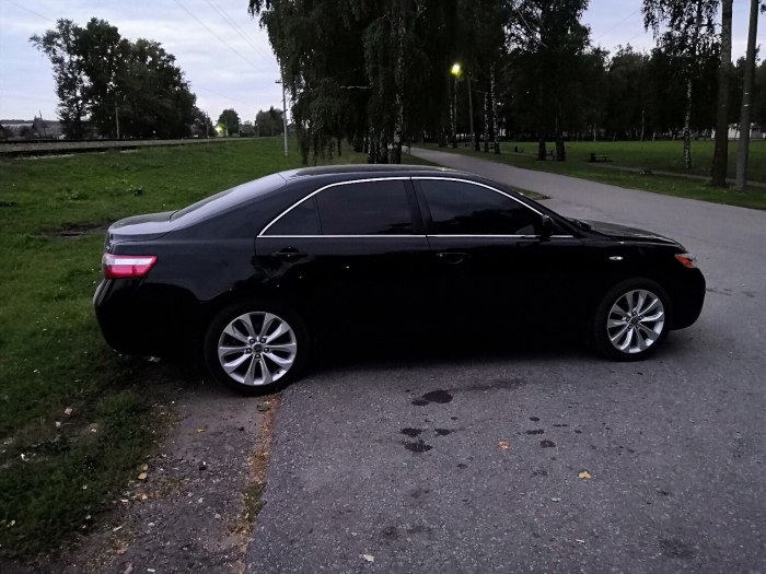 Toyota Camry xv40 черная