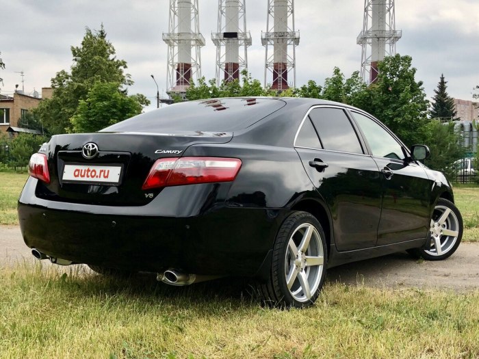 Toyota Camry xv40 черная