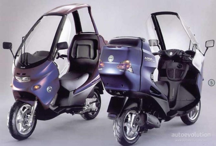 Трехколесный скутер Honda