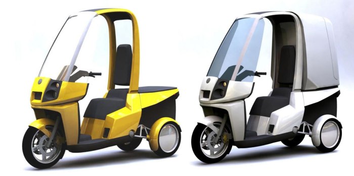 Piaggio 3 колесный с кабиной