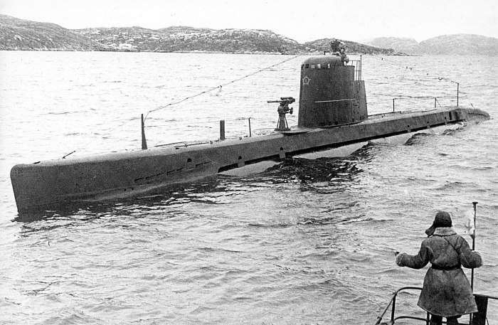 Советская подводная лодка ВОВ 1941-1945