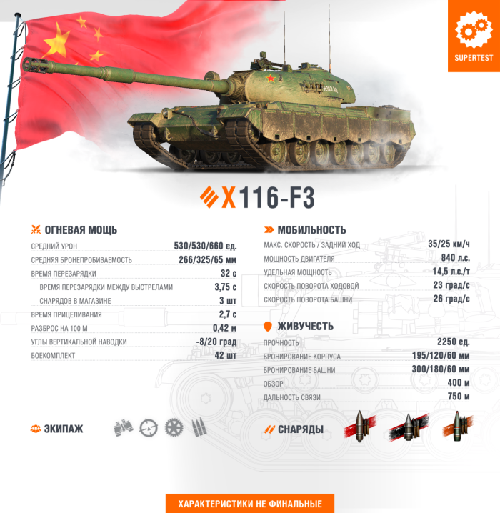 116f3 китайский танк
