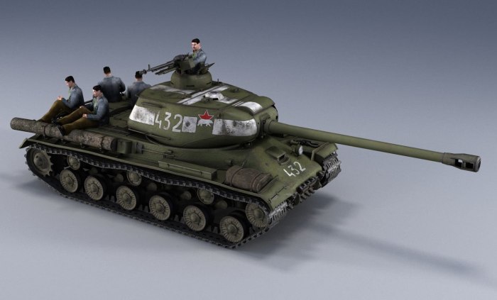 Танк ИС 2 В Берлине