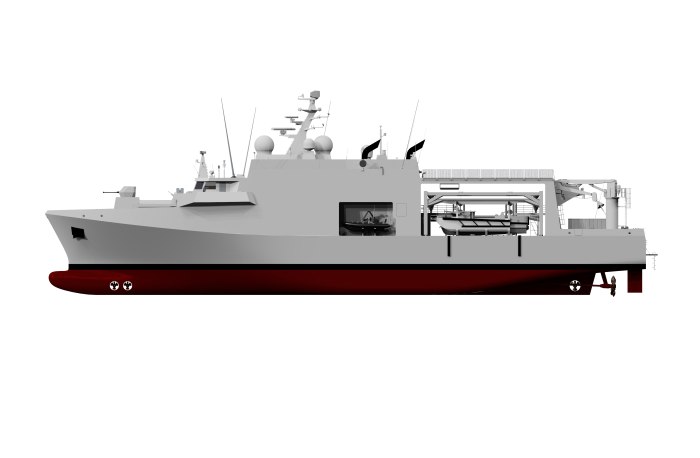 Патрульный корабль р 725 l'adroit типа Gowind