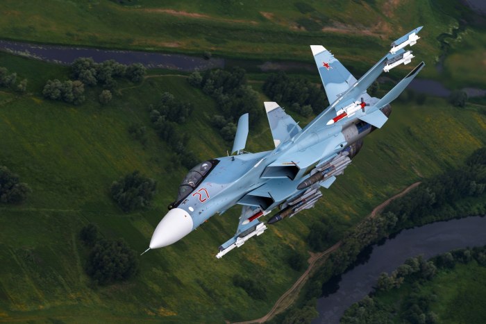 Истребитель Су-30см ВКС России