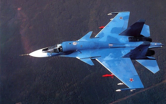 Су-34 двухдвигательный реактивный самолёт
