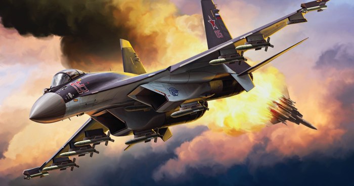 Су-35 атака