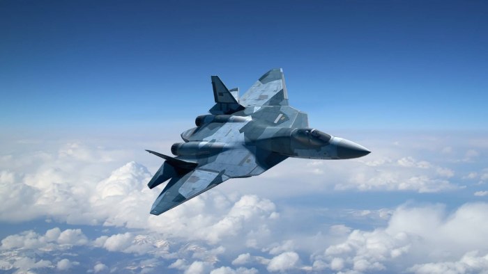 Су-57 двухдвигательный реактивный самолёт