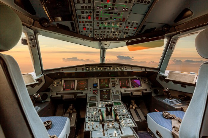 Airbus a318 кабина