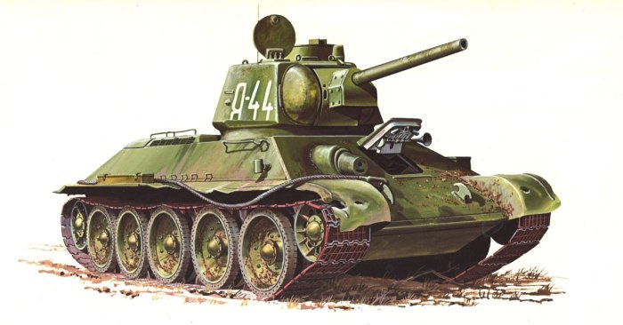 Белый т-34 танк