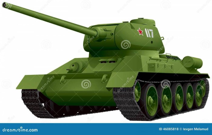 Танк т34 печать цветной