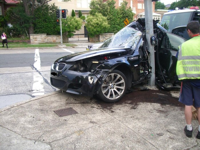 BMW e60 Разбитая