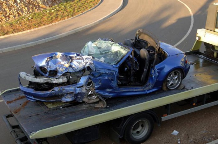 BMW m5 e60 crash