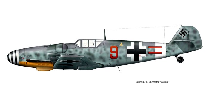 Bf 109 g6 камуфляж