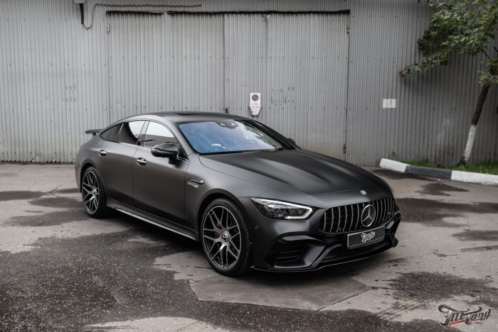 Мерседес s63 матовый черный