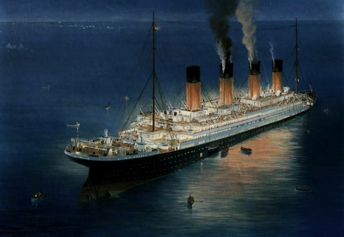 Корабль Титаник 1912